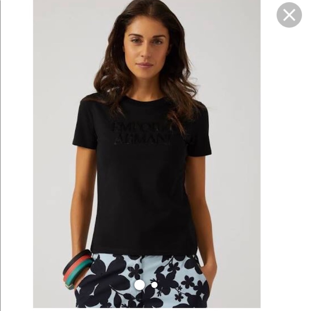 Armani collezioni black t shirt (no logo)